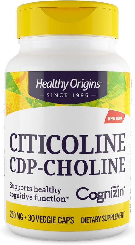 Healthy Origins Cognizin Citicoline, 250mg – 30 Veg Capsules