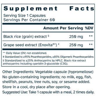 OcuFlow 500 mg - Eye Pressure Support, Fluid Balance, Vision Antioxidant Support - Enovita® French GSE, OPCs - No Additives - 60 Capsules by Awakened.energy