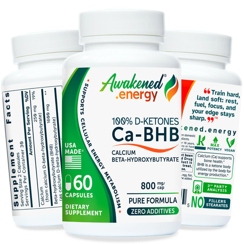 Ca-BHB 100% D-Ketones Energy & Focus