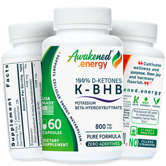 K-BHB 100% D-Ketones for Cellular Energy