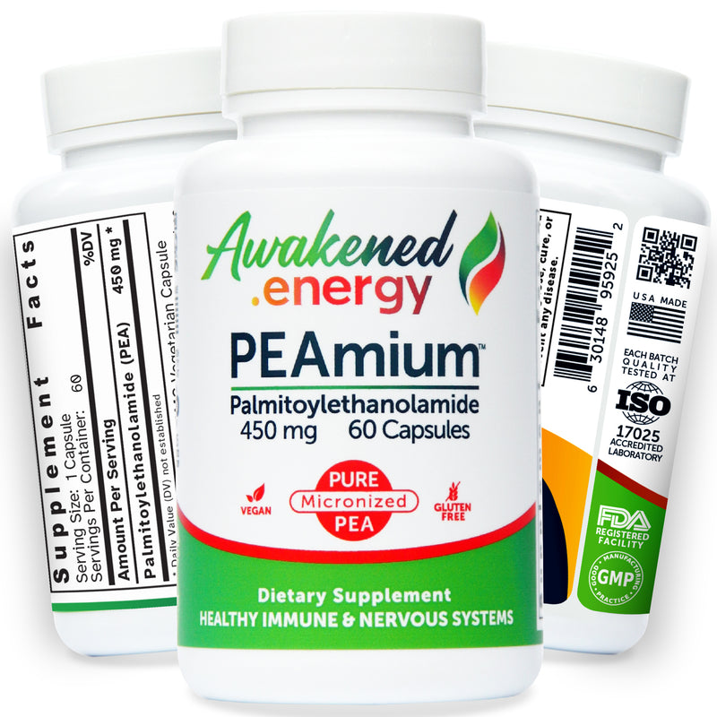 PEAmium (PEA) 450mg by Awakened.Energy