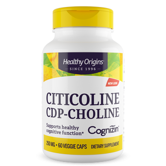 Healthy Origins Cognizin Citicoline, 250mg – 60 Veg Capsules