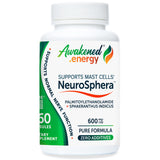 Bottle of Awakened Energy NeuroSphera supplement on a white background
