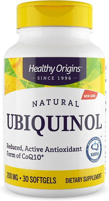 Healthy Origins Natural Ubiquinol 200 mg