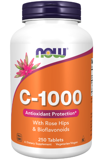 Vitamin C-1000 | 250 Capsules by NOW Foods