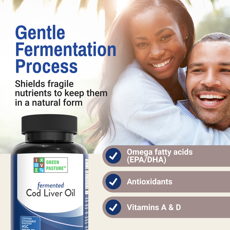 Green Pasture Fermented Cod Liver Oil, Non-Flavored