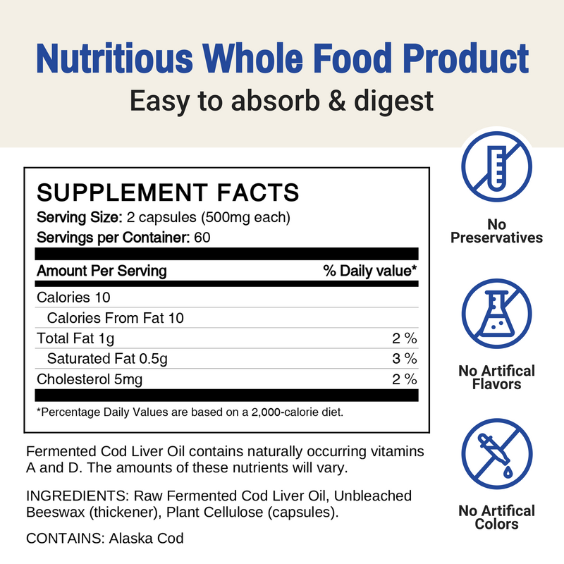 Green Pasture Fermented Cod Liver Oil, Non-Flavored