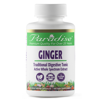 Ginger Extract | 60 Capsules | by Paradise Herbs