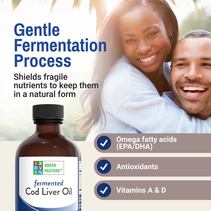 Green Pasture Fermented Cod Liver Oil, Orange