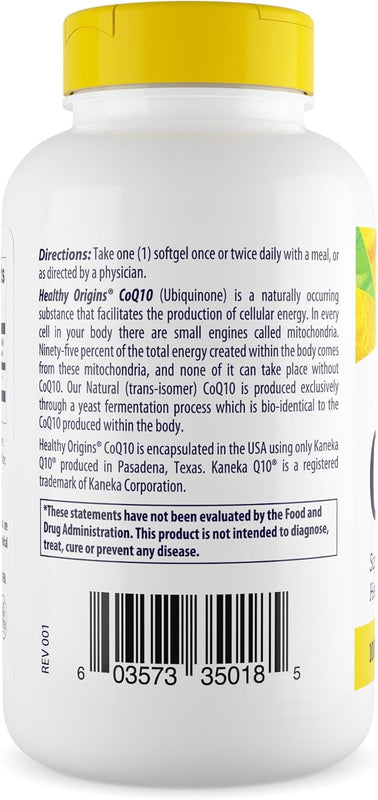 CoQ10, Kaneka Q10, 100 mg by Healthy Origins