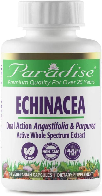 Echinacea | 30 Capsules | by Paradise Herbs