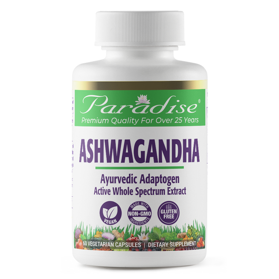 Ashwagandha | 60 Capsules | by Paradise Herbs