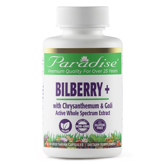 Bilberry+Goji & Chrysanthemum | 60 Capsules | by Paradise Herbs