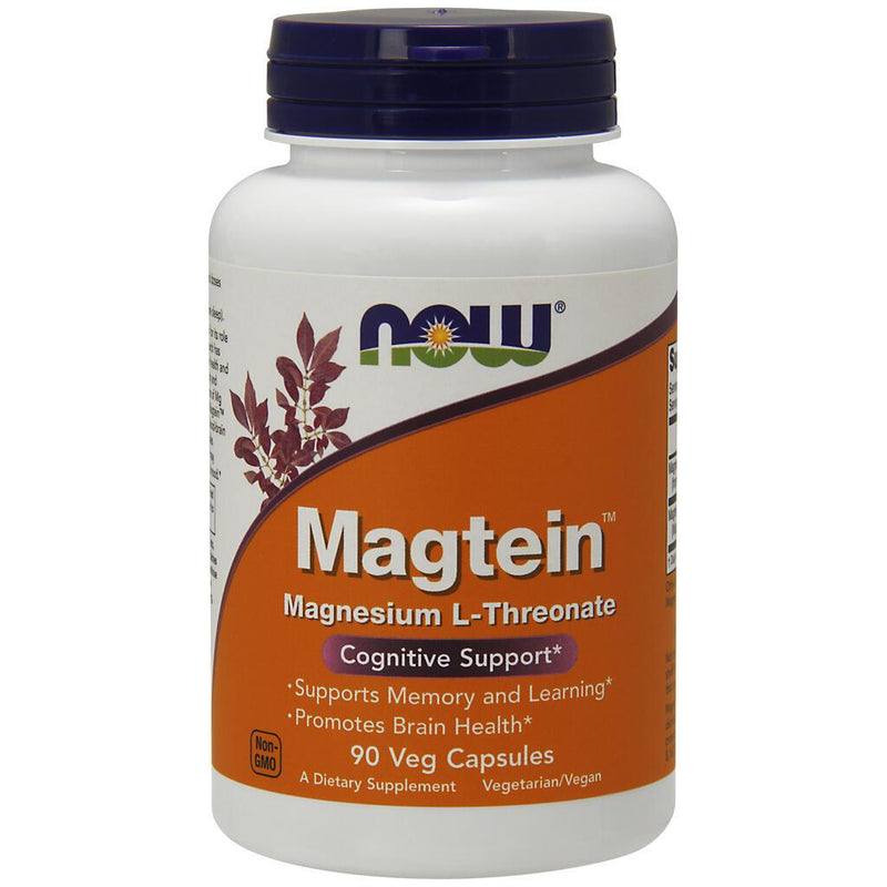 NOW Supplements Magtein™- 90 Veg Capsules