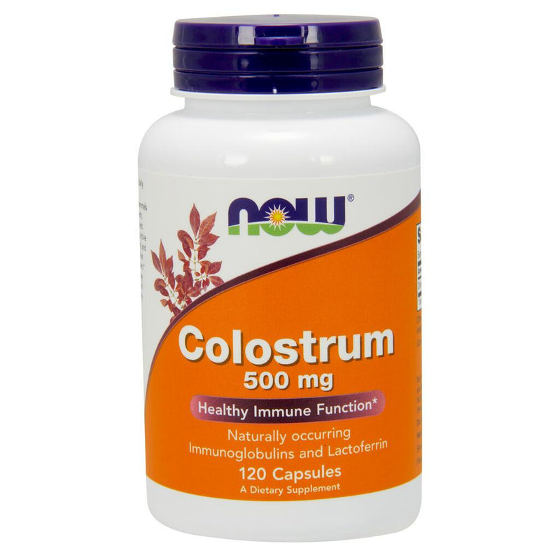 NOW Supplements Colostrum 500 mg – 120 Veg Capsules
