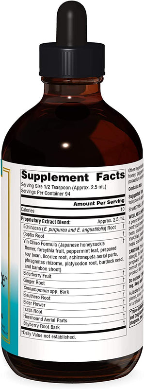 Wellness Herbal Resistance™ Liquid  8 fl oz  Alcohol Free  Glass Bottle by Source Naturals