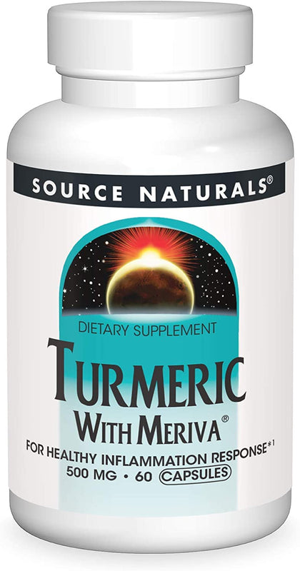Turmeric with Meriva 500mg for Healthy Inflammatory Response - 60 Capsules