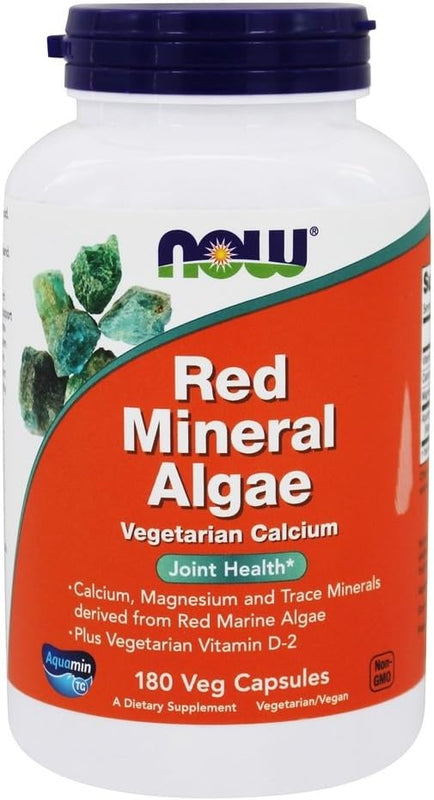 Red Mineral Algae 180 Vegetarian Capsules by Now Foods