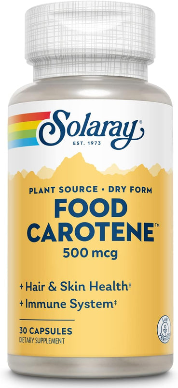 Food Carotene 10,000 IU 30 caps by Solaray