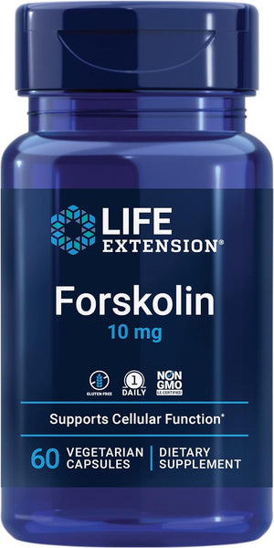 Forskolin 10 mg 60 vegetarian capsules by Life Extension