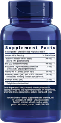 Optimized Broccoli & Cruciferous Blend 30 Vegetarian Capsules by Life Extension