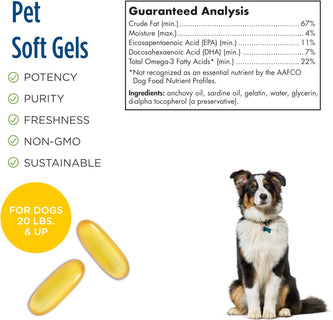 Omega -3 Pet | 180 Softgels