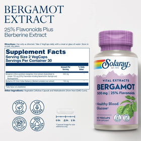 Bergamot Advanced Formula 60 Caps by Solaray