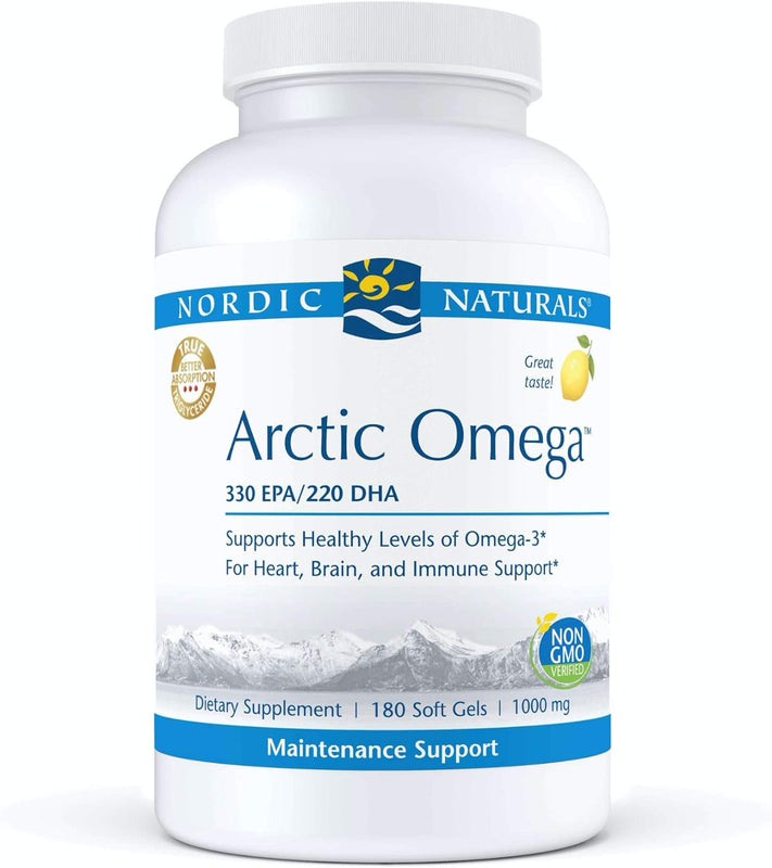 Arctic Omega - Lemon Flavor | 330 EPA/220 DHA | 180 Softgels