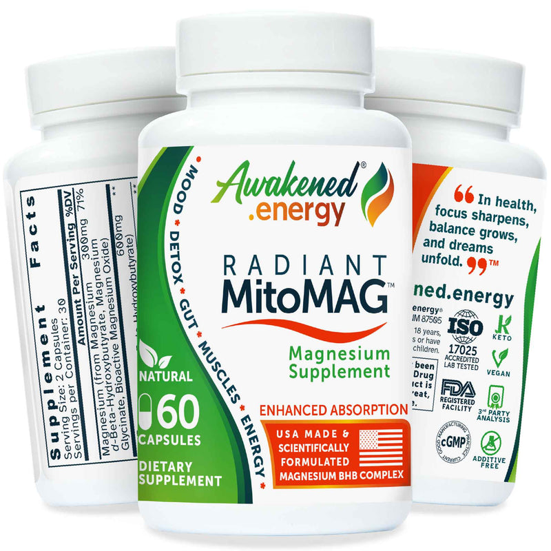 Radiant MitoMAG by Awakened.Energy | 60 capsules