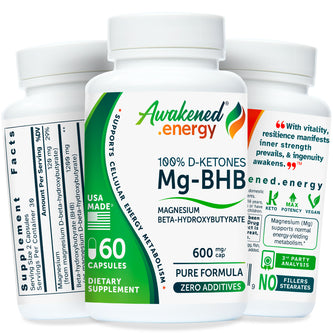 Mg-BHB Ketones for Cellular Energy & Focus