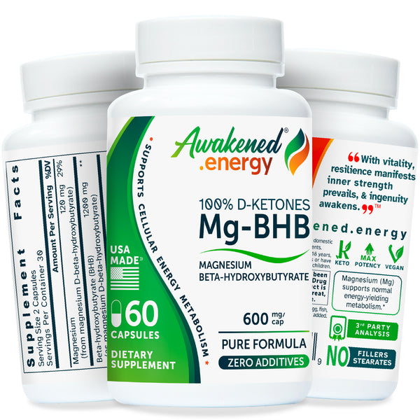Mg-BHB Ketones for Cellular Energy & Focus