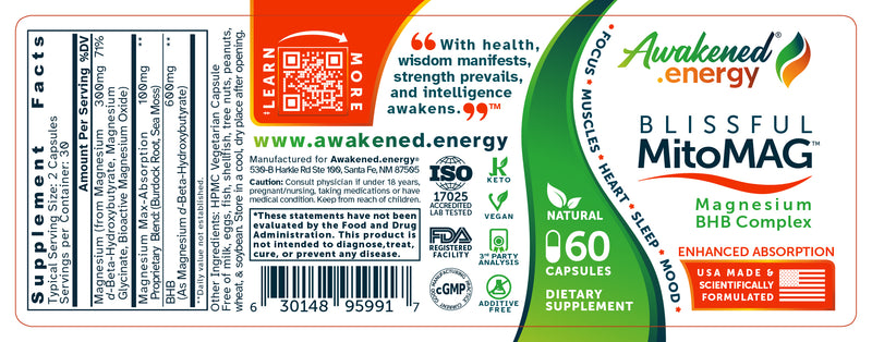 MitoMAG by Awakened.Energy | 60 capsules