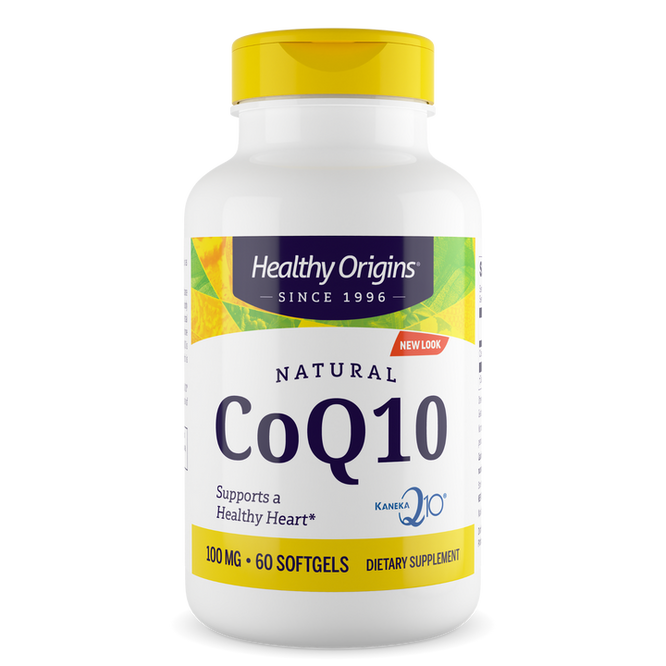 CoQ10, Kaneka Q10 | 100 mg | 60 Softgels by Healthy Origins