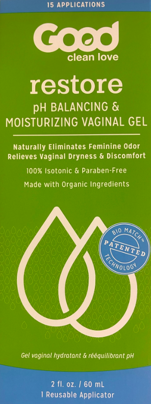 Restore® Moisturizing Vaginal Gel 2 oz by GOOD clean love