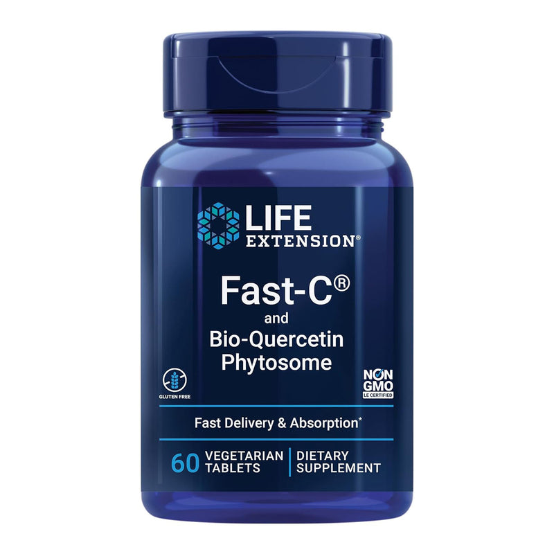 Life Extension - Fast-C® and Bio-Quercetin | 60 Capsules