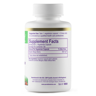Maqui Berry, Organic | 60 Capsules by Paradise Herbs