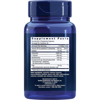 Life Extension Mitochondrial Energy Optimizer with PQQ – 120 Capsules