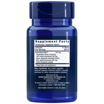 Resveratrol Elite | 30 Capsules by Life Extension