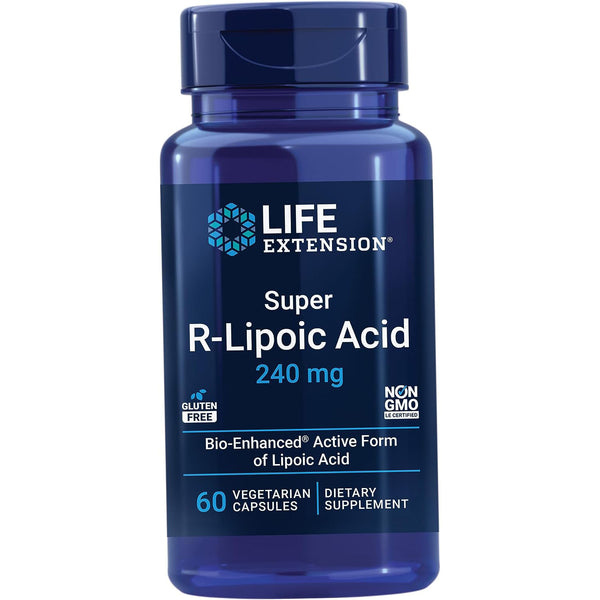 Life Extension Super R-Lipoic Acid, 240 mg – 60 Veg Capsules