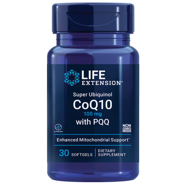 Life Extension Super Ubiquinol CoQ10 with PQQ, 100 mcg – 30 Softgels