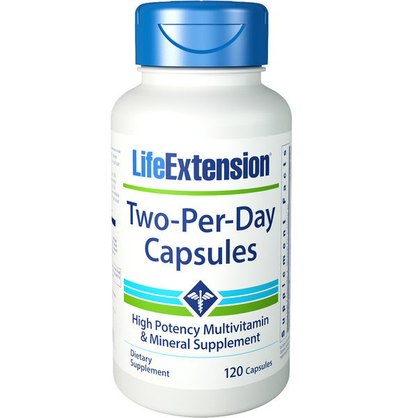 Life Extension Two-Per-Day Capsules – 120 Capsules