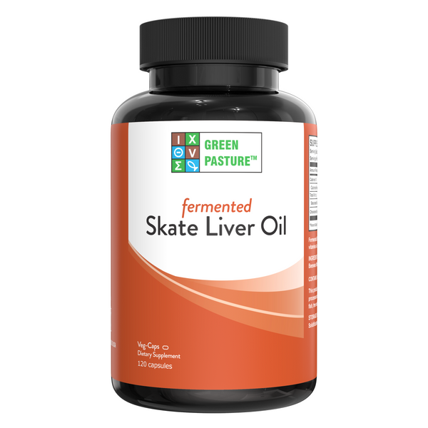 Green Pasture Fermented Skate Liver Oil – 120 Capsules