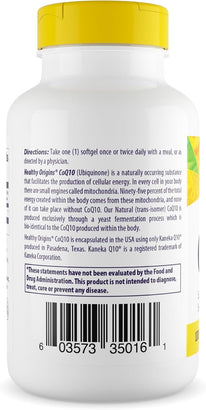 CoQ10, Kaneka Q10 100 mg 60 Softgels by Healthy Origins