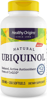 Healthy Origins Natural Ubiquinol 200 mg