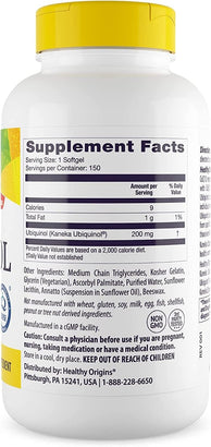 Healthy Origins Natural Ubiquinol 200 mg