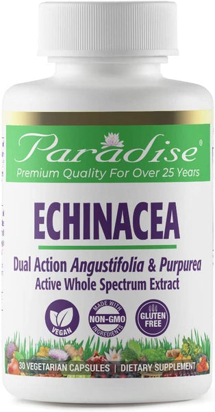 Echinacea | 30 Capsules | by Paradise Herbs