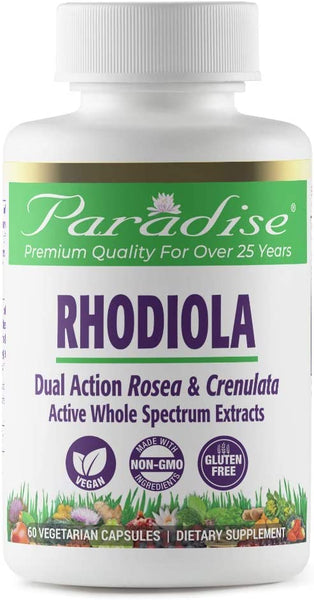 Rhodiola Extract | 60 Capsules | by Paradise Herbs