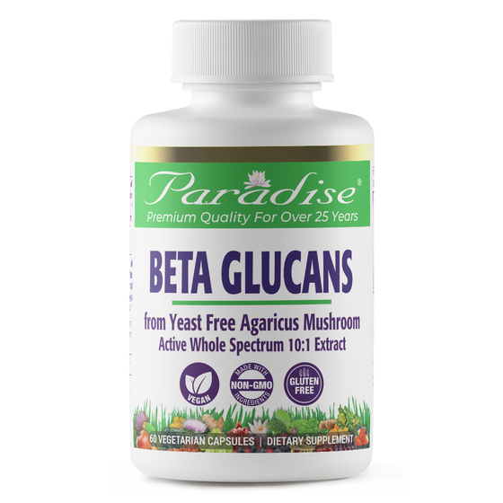 Beta Glucans | 60 Capsules | by Paradise Herbs