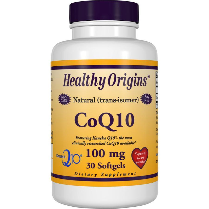 Healthy Origins CoQ10, Kaneka Q10, 100 mg, 30 Softgels