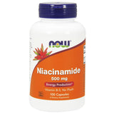 NOW Supplements Niacinamide (B-3) 500 mg - 100 Capsules
